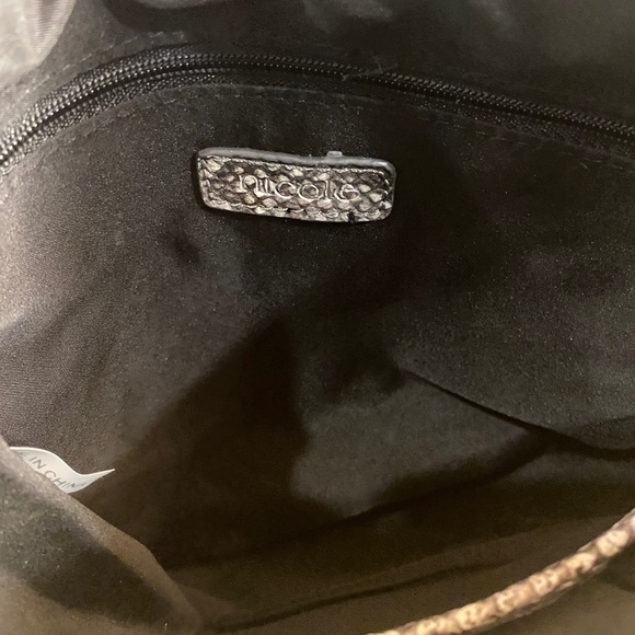 Nicole by Nicole Miller Faux Snakeskin Crossbody - Picture 5 of 9